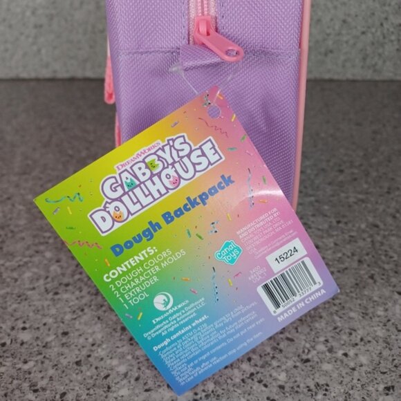 Backpack Bag Play Dough Toy Gabby's Dollhouse Netflix Set New - Picture 3 of 5